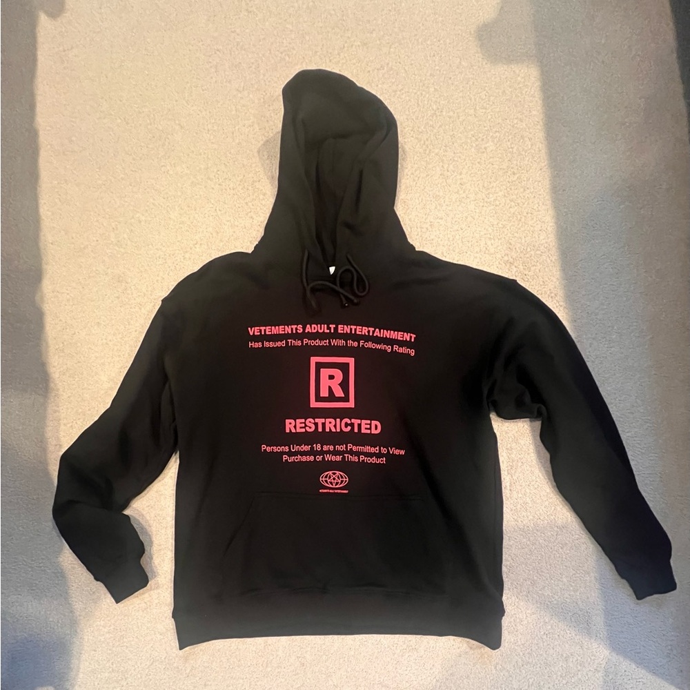 Vetements Black Hoodie